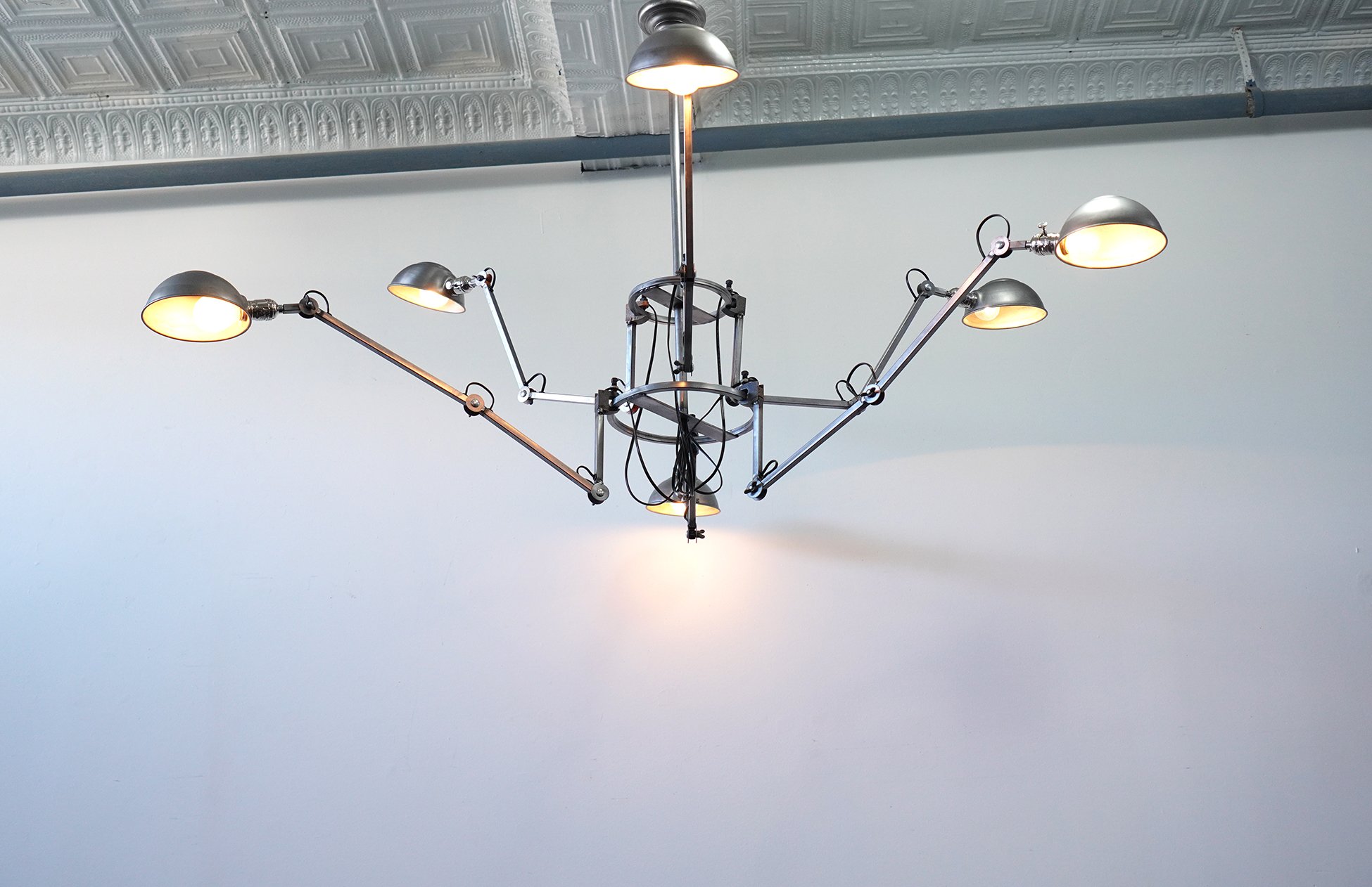 Six Arm Chandelier 6.10.12 (Prototype 6AV1) — AGENT GALLERY Six Arm Chandelier 6.10.12 (Prototype 6AV1) — AGENT GALLERY